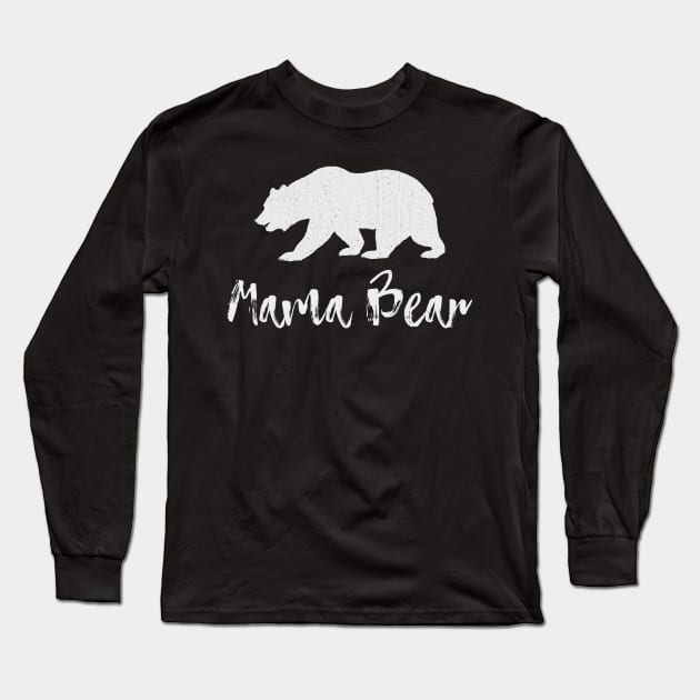 Mama Bear Mother's Day Mother Mom Flowers Gift bab Long Sleeve T-Shirt by MrTeee